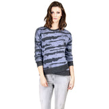 Long Sleeve Tie Dye Crew Neck with Taping - Denny's