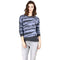 Long Sleeve Tie Dye Crew Neck with Taping - Denny's