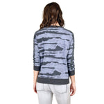 Long Sleeve Tie Dye Crew Neck with Taping - Denny's