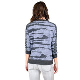 Long Sleeve Tie Dye Crew Neck with Taping - Denny's