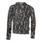 Leopard Brushed Fleece Hoody with Velvet Stripes - Denny's