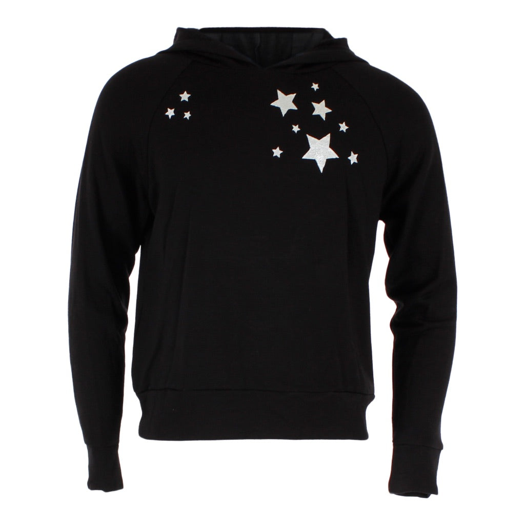 Pullover Hoody with Silver Stars - Denny's