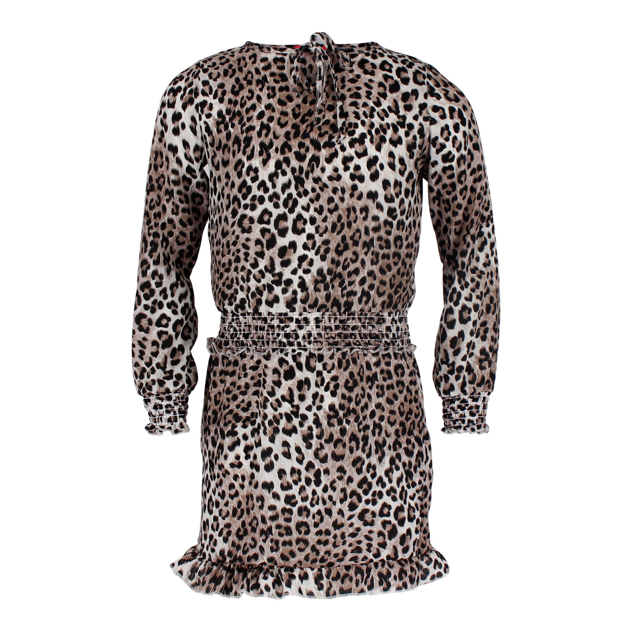 Animal Print Peasant Dress - Denny's