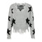 Allover Stars Shredded Sweater - Denny's