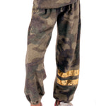 Push Up Camo Hacci Pant with Gold Stripes - Denny's
