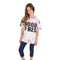 Short Sleeve Tie Dye Tee with Good Vibes - Denny's