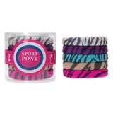 Zebra Print 5 Pack Ponies Tube - Denny's