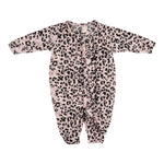 Pink Leopard Ruffle Unionsuit - Denny's