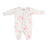 Pink & White Tie Dye Ruffle Unionsuit - Denny's