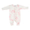 Pink & White Tie Dye Ruffle Unionsuit - Denny's