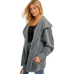 Fuzzy Open Cardigan - Denny's