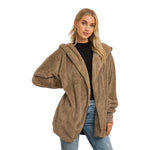 Fuzzy Open Cardigan - Denny's