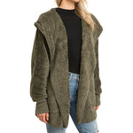 Fuzzy Open Cardigan - Denny's