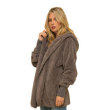 Fuzzy Open Cardigan - Denny's