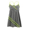 Aline Dress w Neon Yellow Binding - Denny's