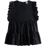 Leather Ruffle Dress - Denny's