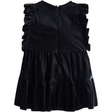 Leather Ruffle Dress - Denny's