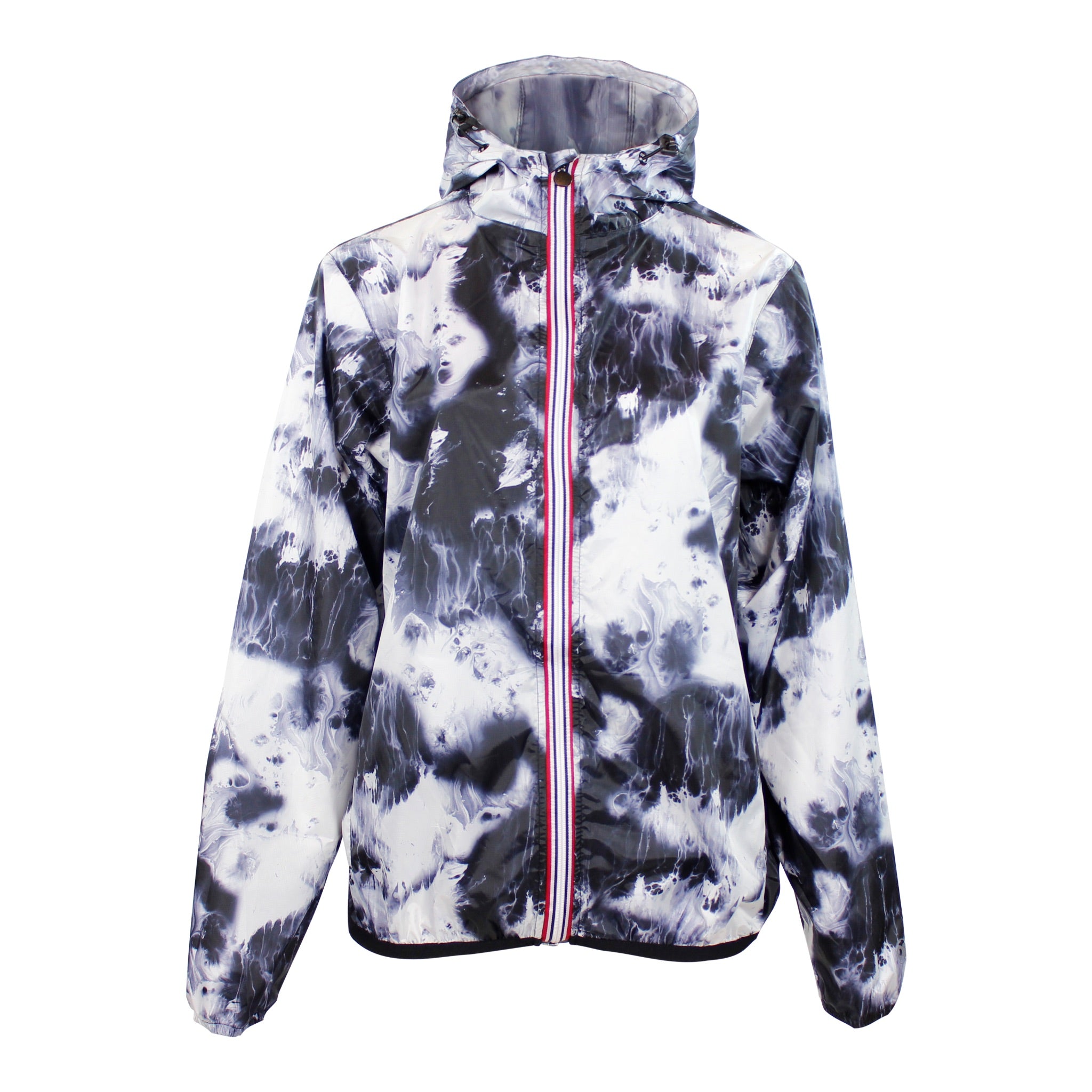 Oil Tie Dye Nylon Zip Jacket - Denny's