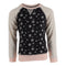 Long Sleeve Iggy V Insert Sweatshirt with Stars All Over - Denny's