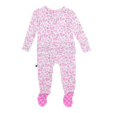 Esme Ruffled Footie - Denny's