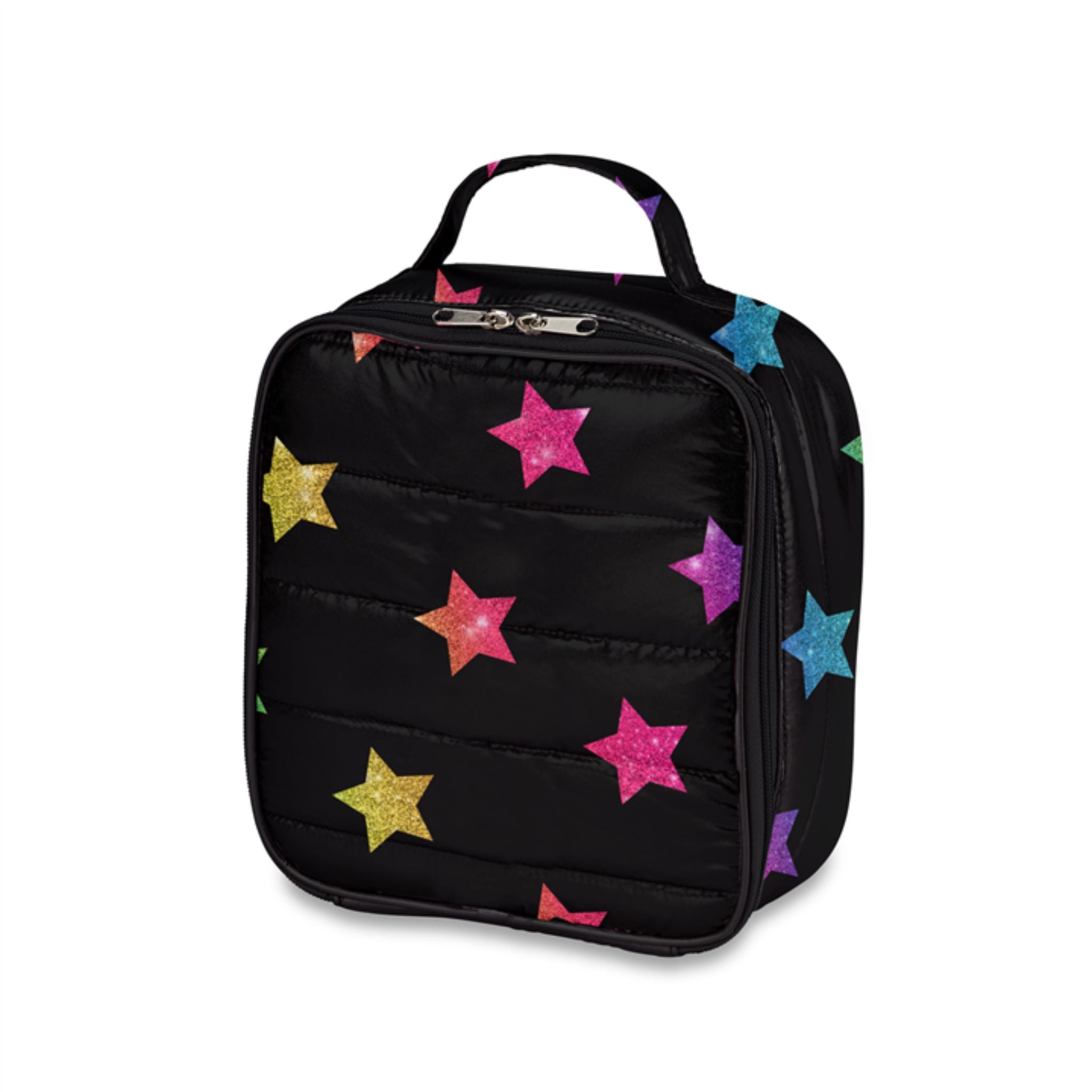 Puffer with Rainbow Stars Lunch Bag - Thumbnail 2