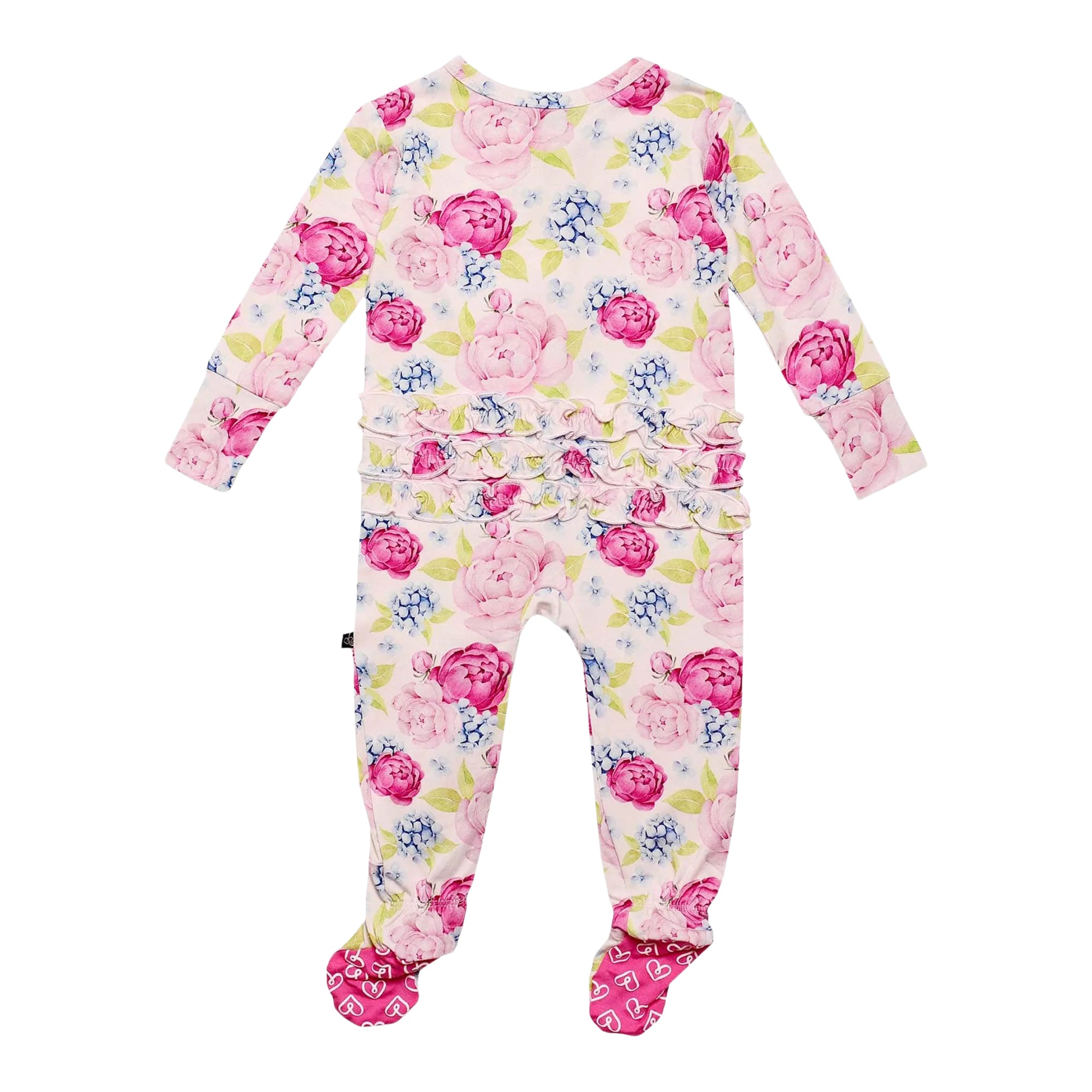 Willow Ruffled Footie - Denny's