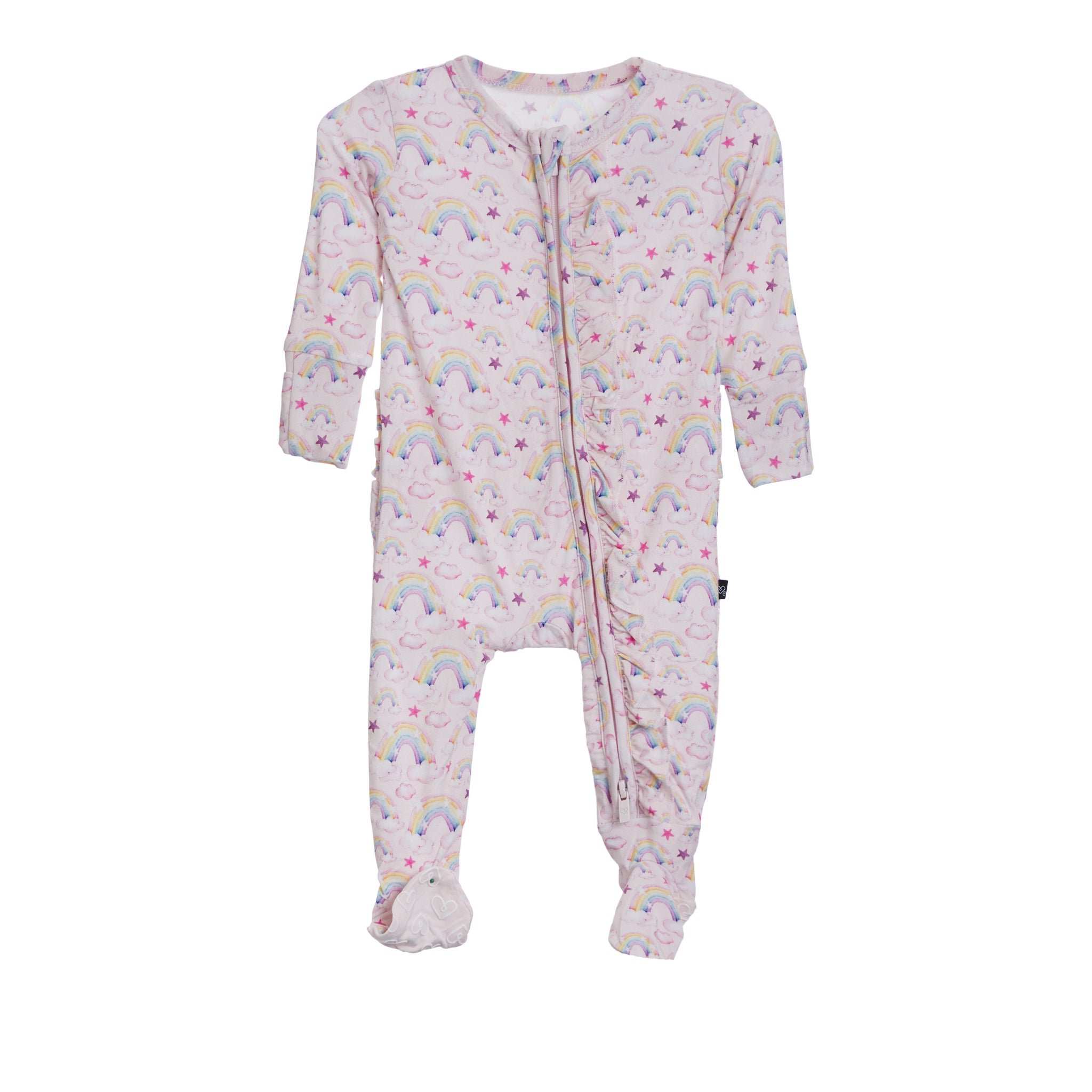 Eva Ruffle Footie - Denny's