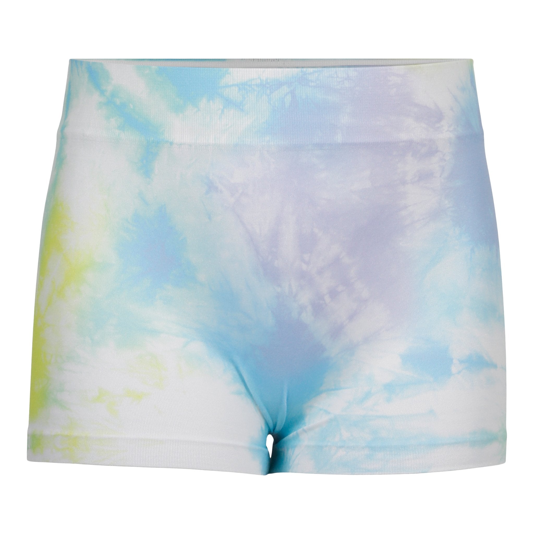 Lime, Blue, & Lavender Tie Dye Boy Short - Denny's