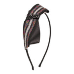 Stripe Bow Headband - Denny's