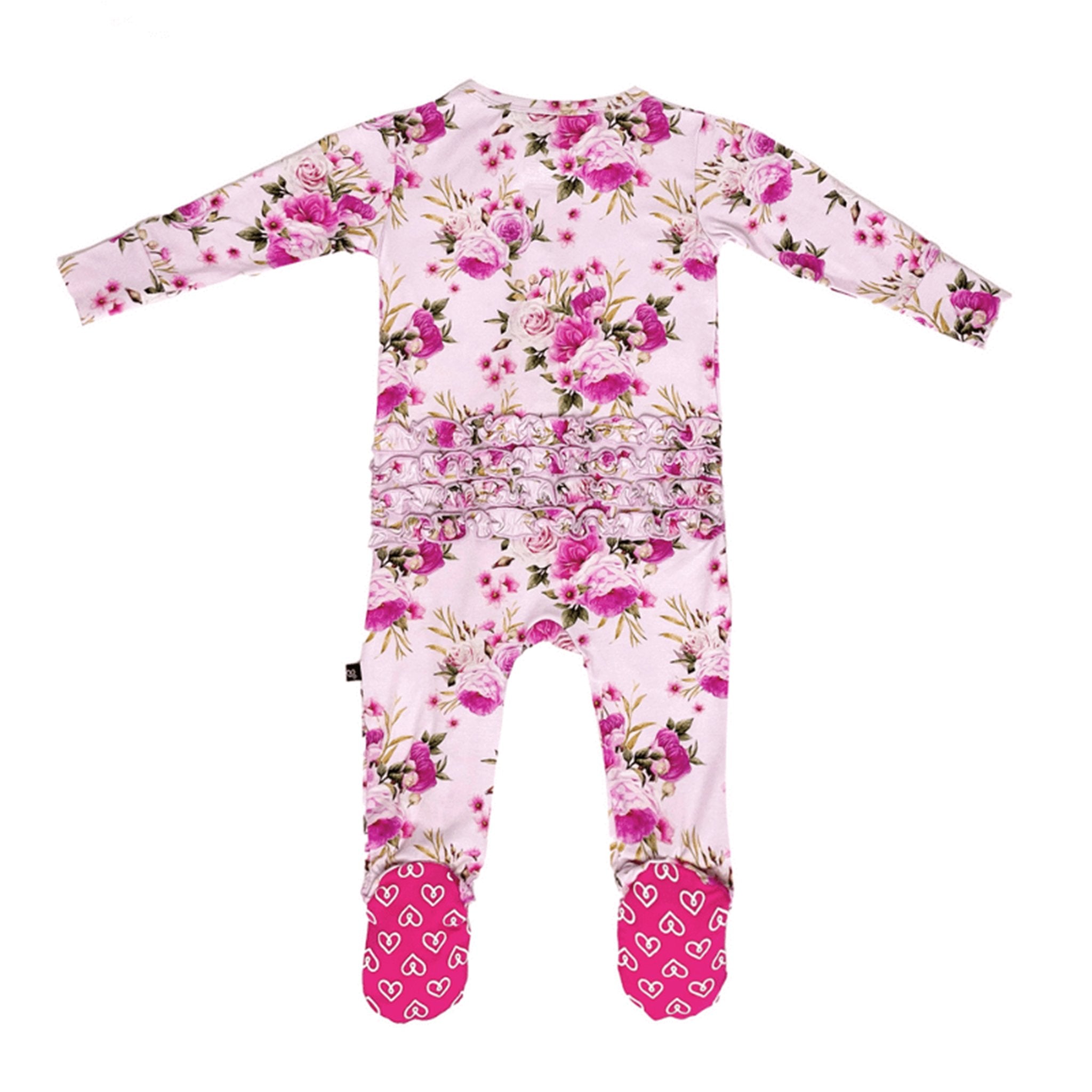 Evie Floral Footie - Denny's