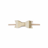 Leather Bow Tie Headband - Denny's