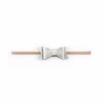 Leather Bow Tie Headband - Denny's