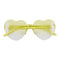 White Bolt Heart Shaped Sunglasses - Denny's