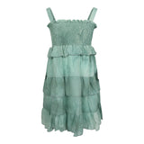 Tie Dye Smock Ruffle Dress - Denny's