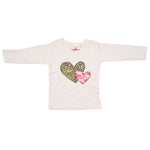 Leopard and Camo Heart Tee - Denny's