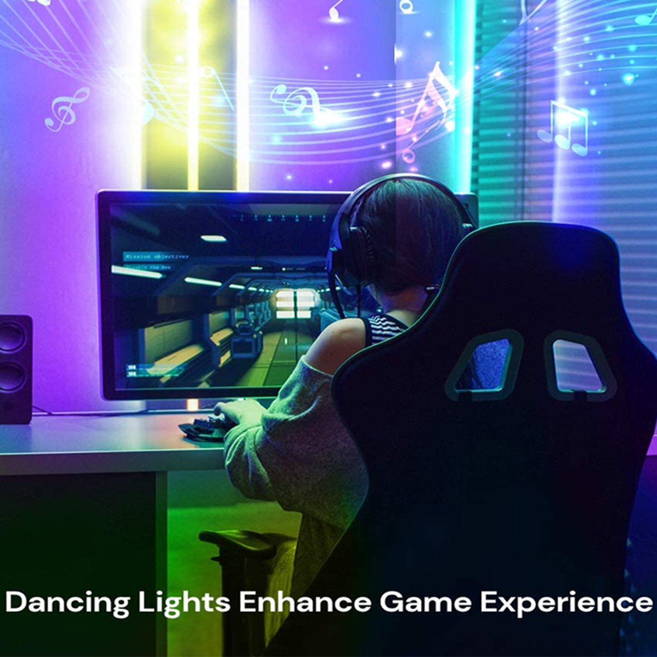 LED Smart Rainbow Room Lights - Denny's