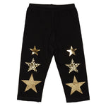 Glitter Gold Stars Legging - Denny's