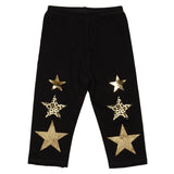 Glitter Gold Stars Legging - Denny's