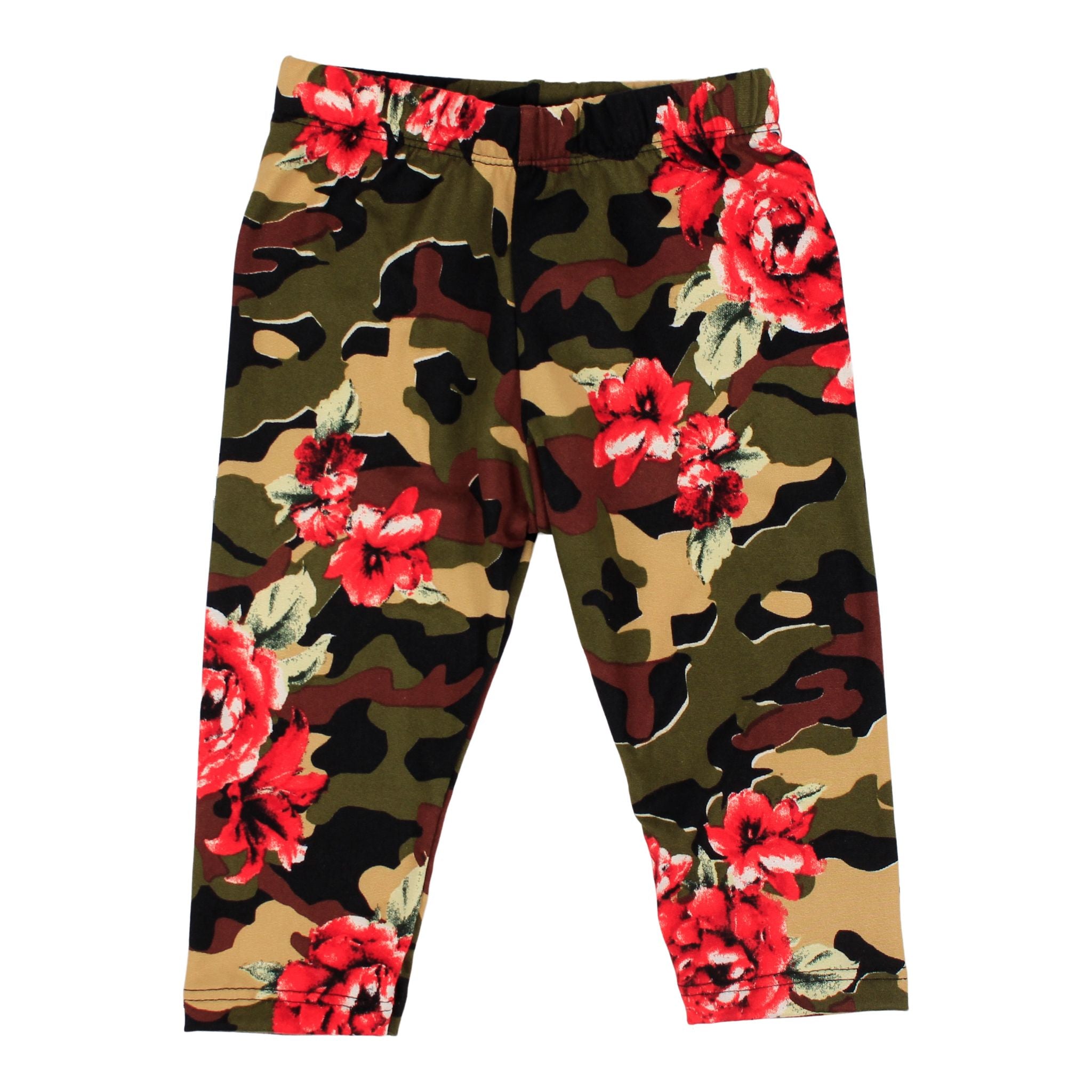 Soft Camo Legging with Roses - Denny's