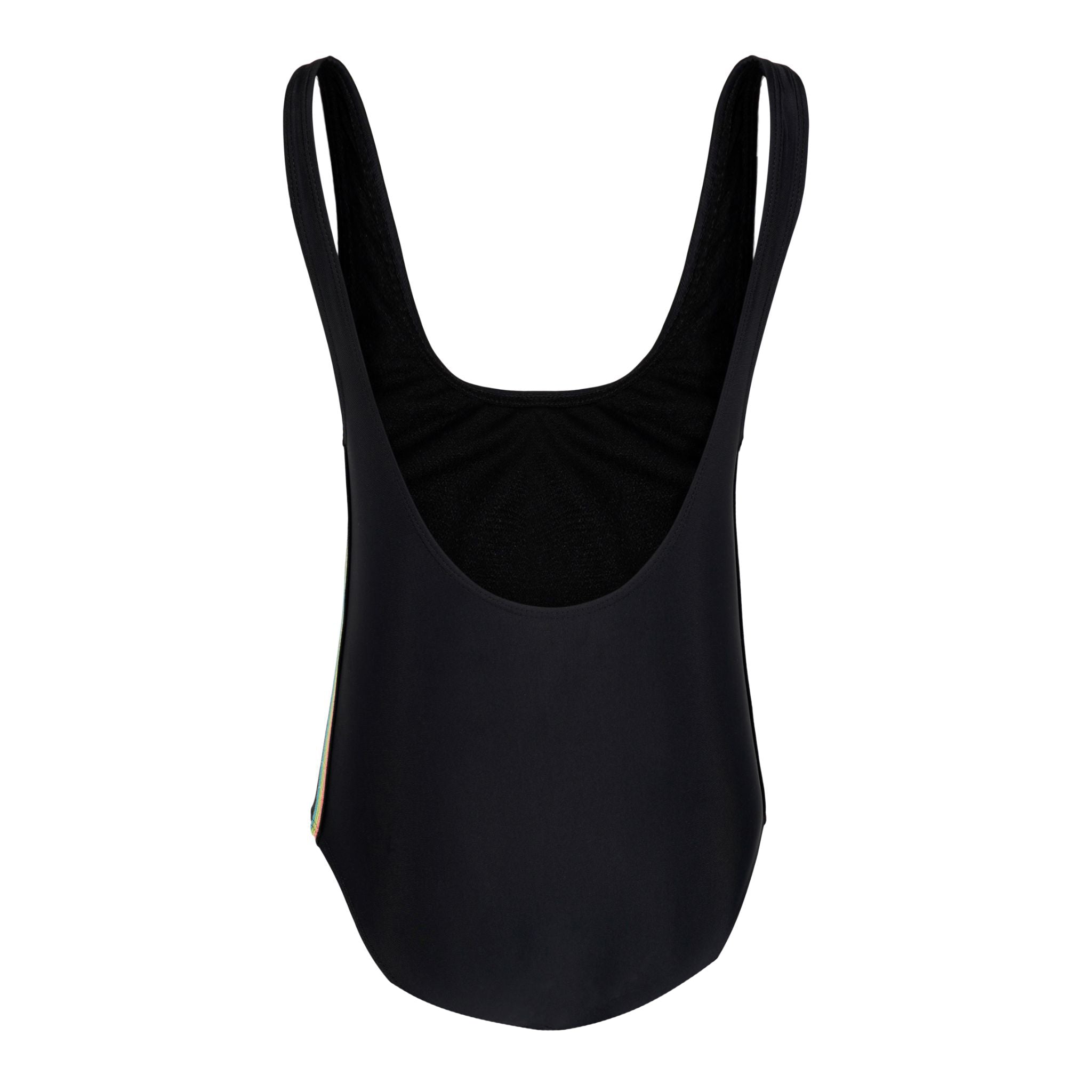 1pc Athletic Stripe Side Bathing Suit - Denny's