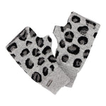 Leopard Fingerless Gloves - Fits Sizes 7-14 - Denny's