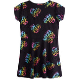 Leopard Heart Dress - Denny's