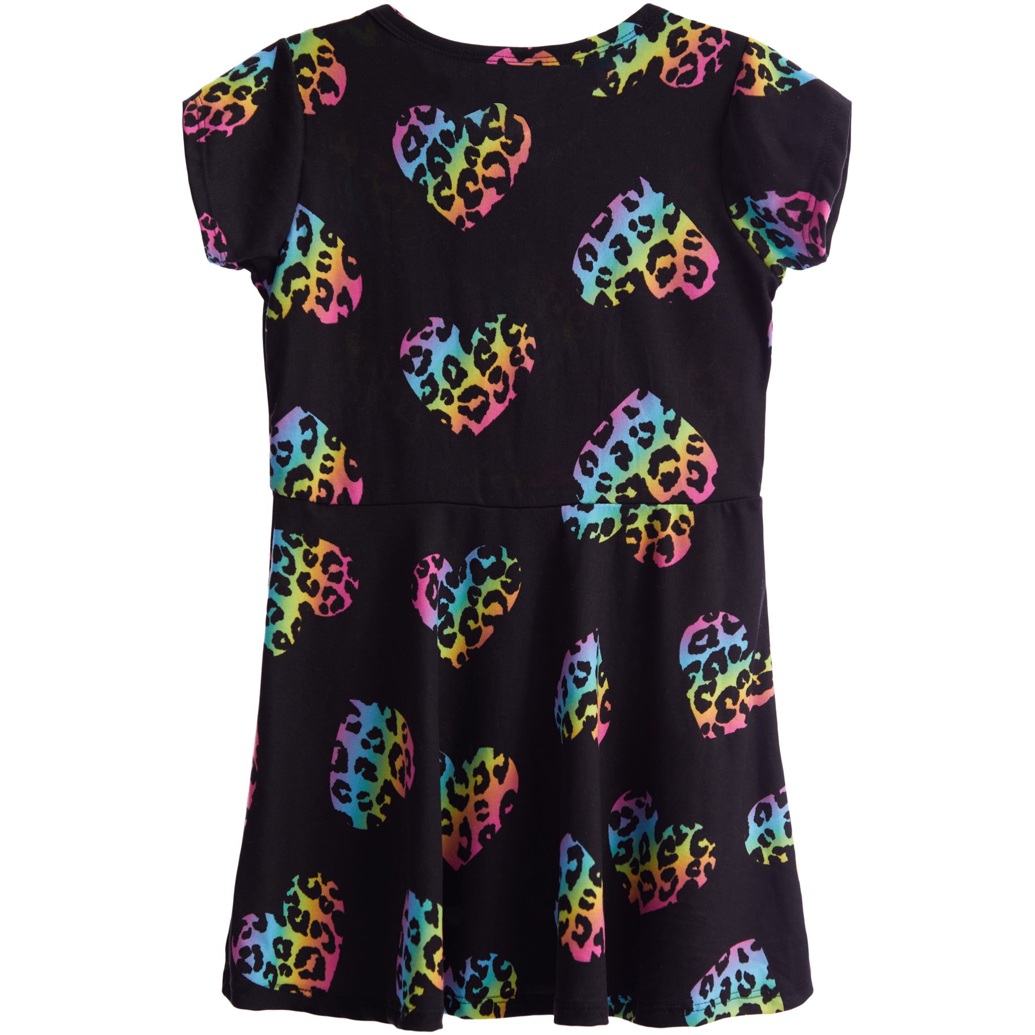 Leopard Heart Dress - Denny's