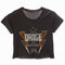 Let`s Dance Till Sunrise Crop Tee - Denny's