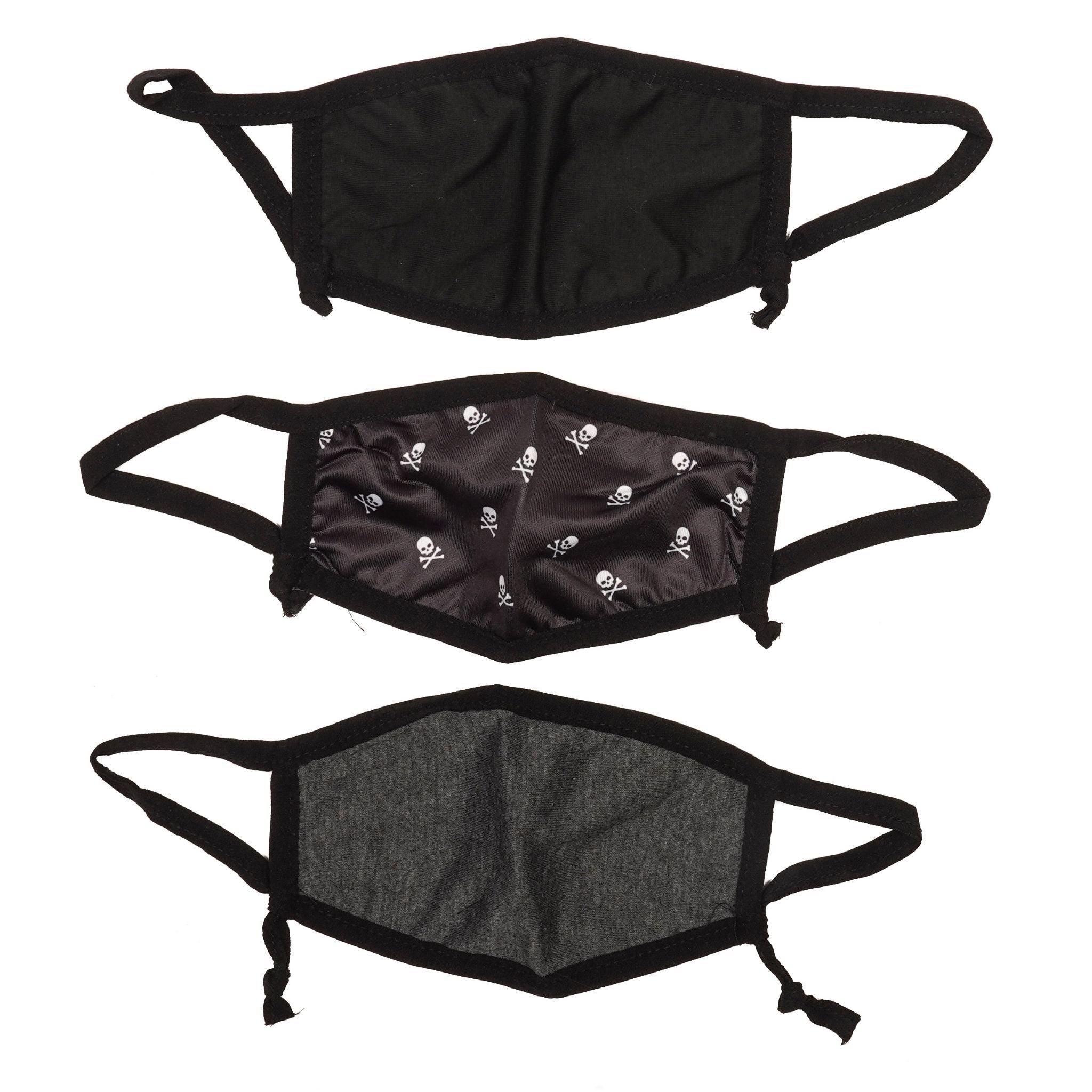 Skull Print 3 Pack Face Mask - Denny's