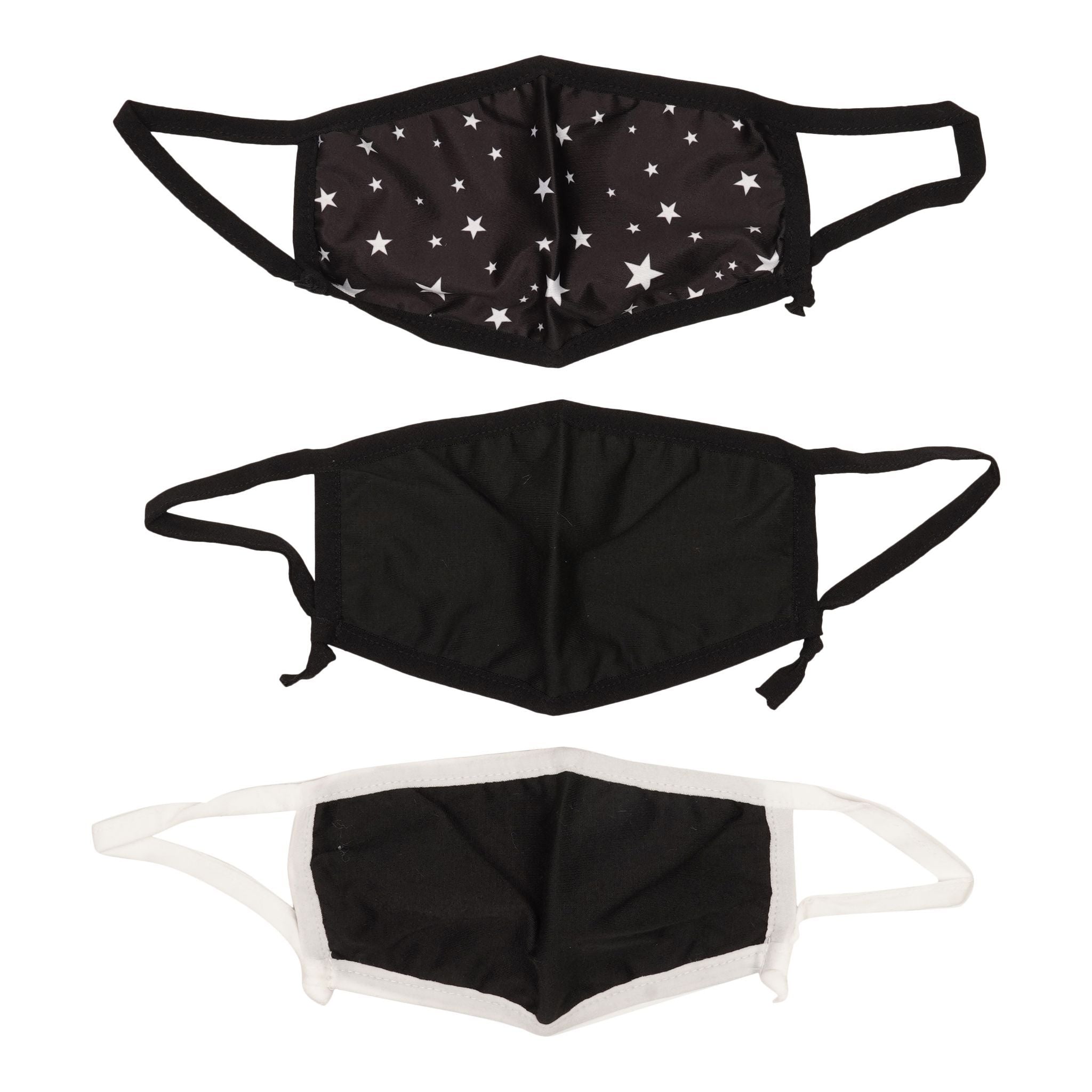 3 Pack Star Print Combo Adult Face Mask - Denny's