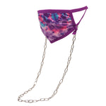 Adult Tie Dye Mask with Silver Chain - Denny's