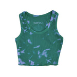 Livi Emerald Bleached  Crop Tank - Denny's