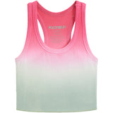 Moss to Watermelon Dip Dye Tank - Denny's