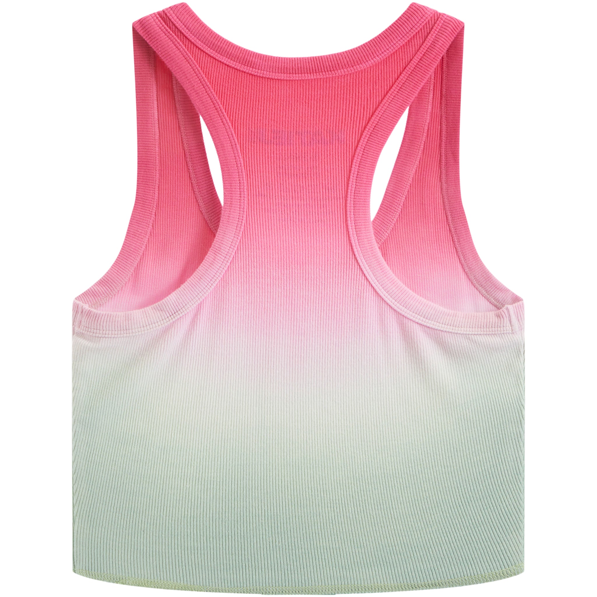 Moss to Watermelon Dip Dye Tank - Denny's